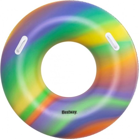 Bestway 36352 - Anello Arcobaleno con Maniglie D.119 cm