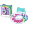 Bestway 43637 - Anello Tie Dye con Maniglia e Schienale