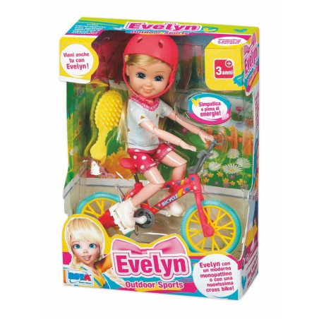 Rstoys 11557 - Evelyn 15cm con Monopattino o Biciclettina Ass