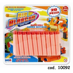 Rstoys 10092 - Blister 20 Dardi Air Blaster