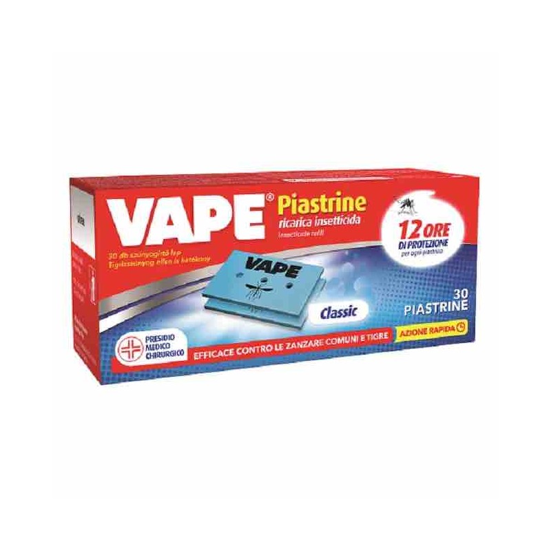 Vape 427001 - Piastrine Zanzare 30pz