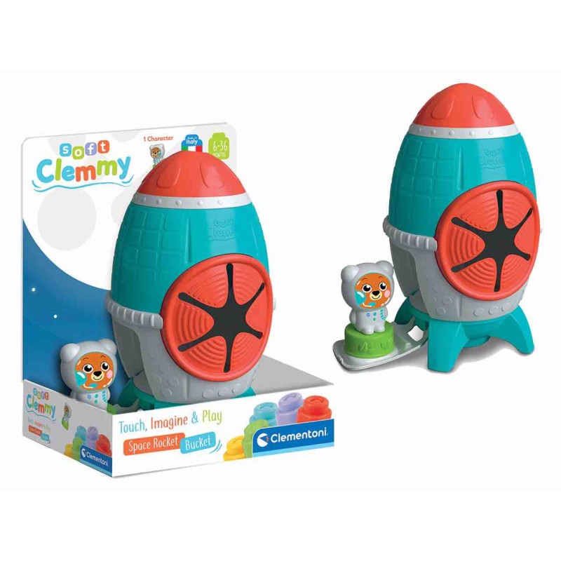 Clementoni 17806 - Clammy - Sensory Rocket Bucket