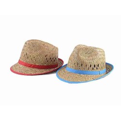 Finardi 31SE - Cappello Alpinetto Paglia Bimbo con Bordature