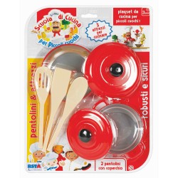 Rstoys 11509 - Blister Scuola di Cucina Pentolini e Accessori