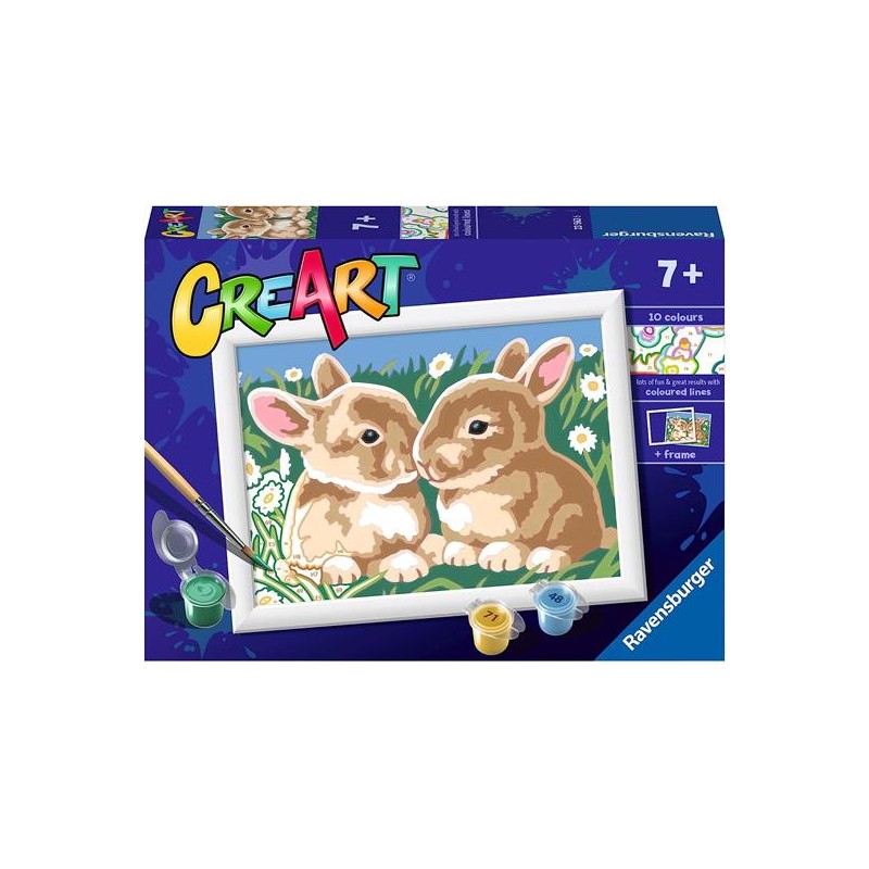 Ravensburger 23563 - Creart - Coniglietti