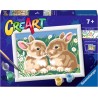 Ravensburger 23563 - Creart - Coniglietti