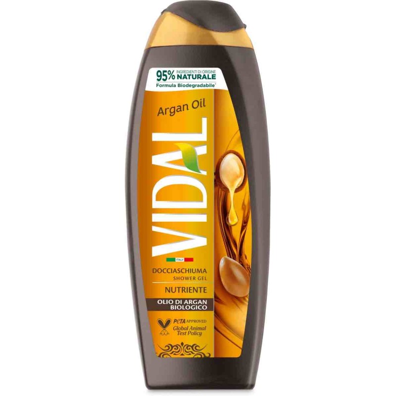 Vidal 5605 - Docciaschiuma Nutriente Olio di Argan 250 ml