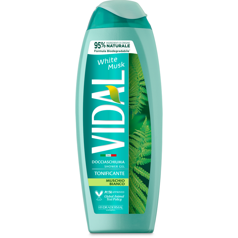 Vidal 2838 - Docciaschiuma Tonificante Muschio Bianco 250 ml