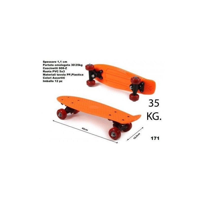 Odg 171 - Skateboard Plastica 42 cm