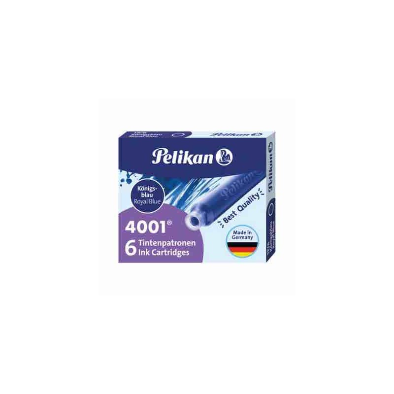 Pelikan 4001B - Cartucce Stilografiche 4001 Blu Conf. 6 pz