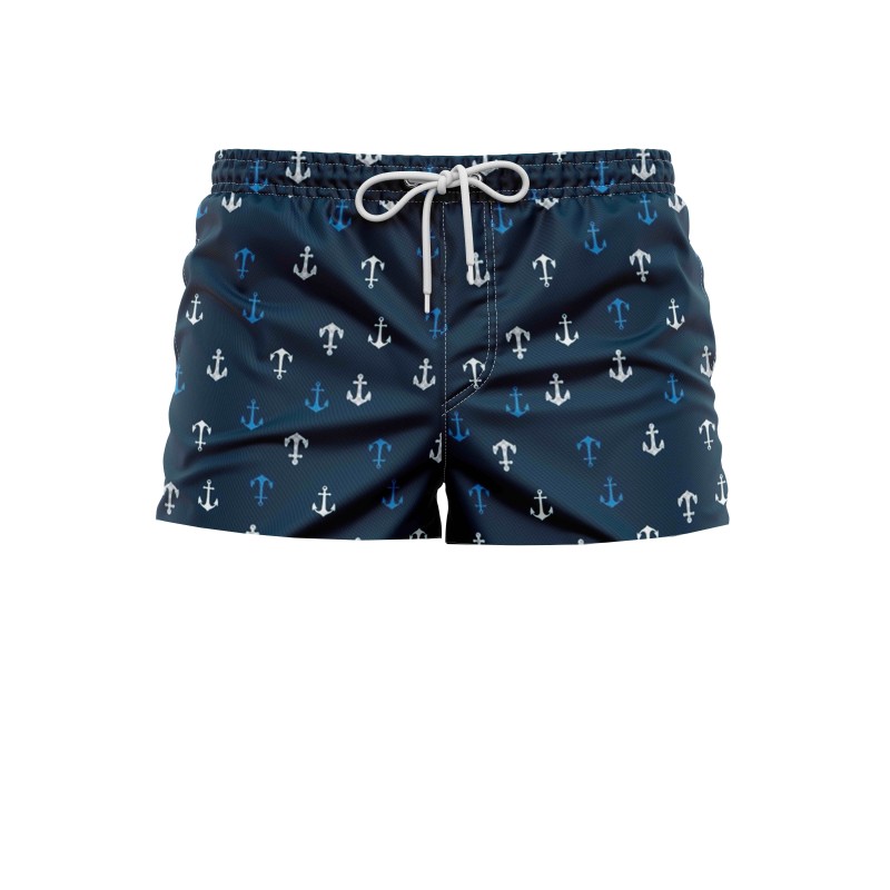 Fratelli Pesce 8543 - Costume Boxer Uomo Ancore S