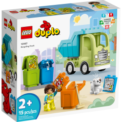 Lego 10987 - Duplo - Camion Riciclaggio Rifiuti