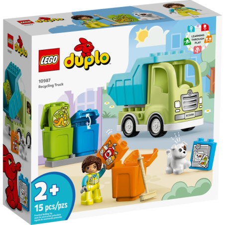 Lego 10987 - Duplo - Camion Riciclaggio Rifiuti