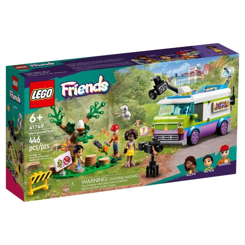 Lego 41749 - Friends - Furgone Della Troupe Televisiva