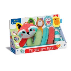 Clementoni 17799 - Baby Clementoni - Soft Spiral Happy Animals