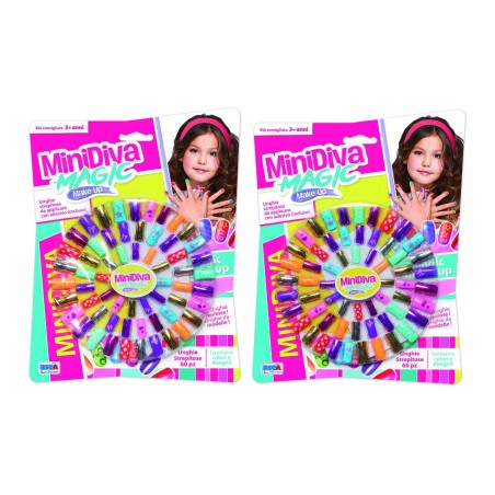 Rstoys 11211 - Blister 60 Unghie Minidiva