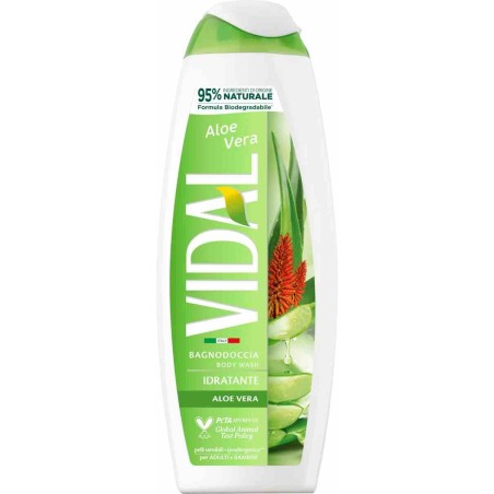 Vidal 5553 - Bagno Doccia Aloe Vera 500 ml