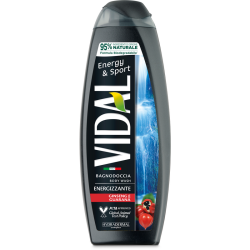 Vidal 5538 - Bagno Doccia Energizzante Ginseng e Guarana 500 ml