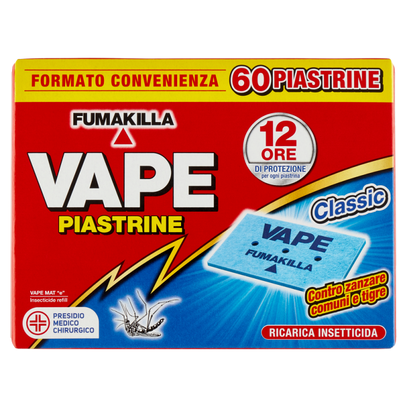 Vape 6201 - Piastrine Zanzare Classic 60 pz