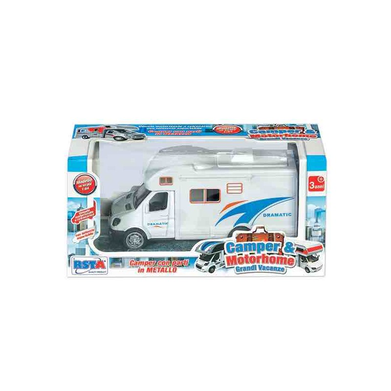 Rstoys 11204 - Camper Die-cast Retrocarica Scala 1:64