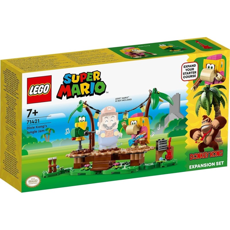 Lego 71421 - Super Mario - Pack di Espansione Concerto nella Giungla di Dixie Kong