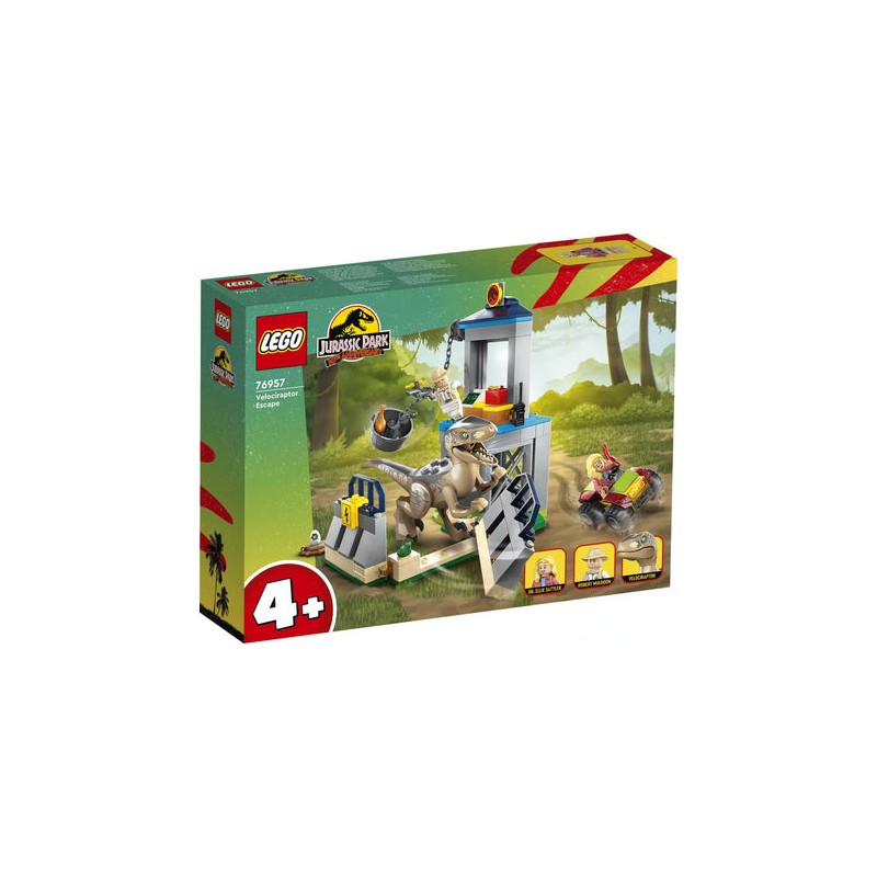 Lego 76957 - Jurassic Park - La fuga del Velociraptor