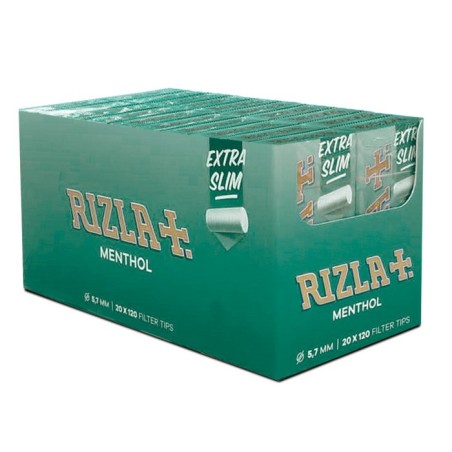 Rizla 1542 - Filtri Ultra Slim 5,7mm Menthol Conf.20x120 Filtri