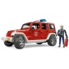 Bruder 2528 - Jeep Wrangler Vigili del Fuoco con Pompiere