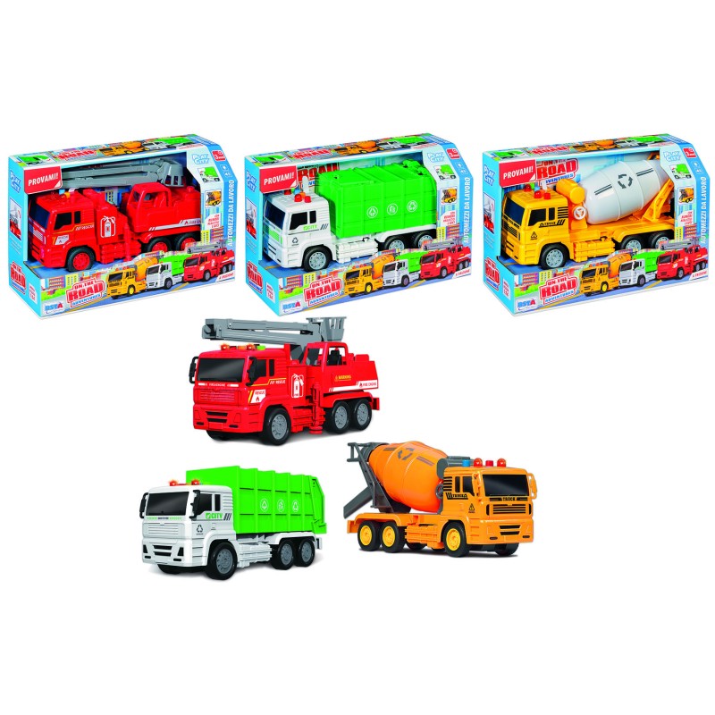 Rstoys 11626 - Camion da Lavoro a Frizione Luci e Suoni 3 Ass