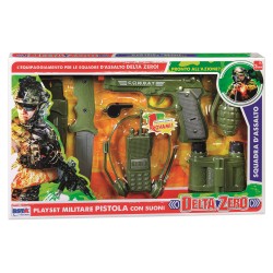 Rstoys 11708 - Playset Militare Pistola e Accessori Deltazero con Suoni