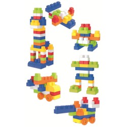 Rstoys 11711 - Cilindro Mattoncini Grandi Costruzioni 90 pz