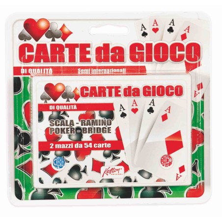 Rstoys 9051 - Carte da Gioco Ramino 2 Mazzi in Blister