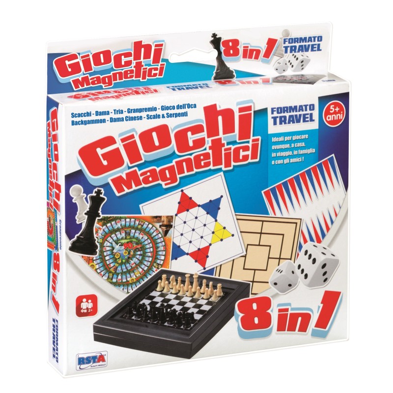 Rstoys 10322 - Travel Giochi Magnetici 8 in 1