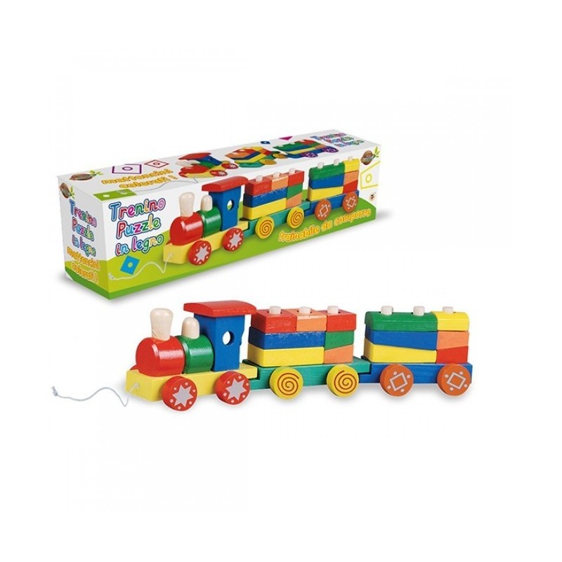Teorema 40150 - Trenino Puzzle in Legno