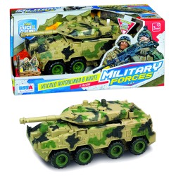 Rstoys 11619 - Autoblindo 8 Ruote a Frizione Luci e Suoni