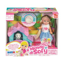 Rstoys 11623 - Sofy con Cucciolo e Cuccia