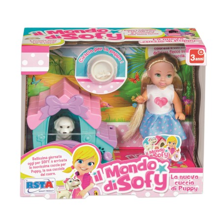 Rstoys 11623 - Sofy con Cucciolo e Cuccia