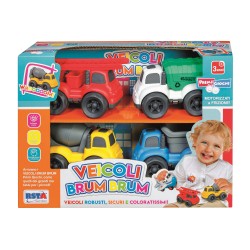 Rstoys 11625 - Veicoli Brum Brum Frizione Playset 4 pz