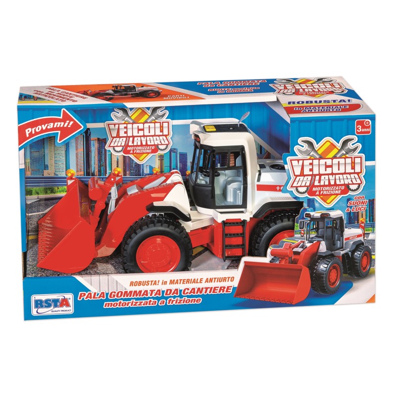 Rstoys 11633 - Pala Gommata a Frizione Luci e Suoni