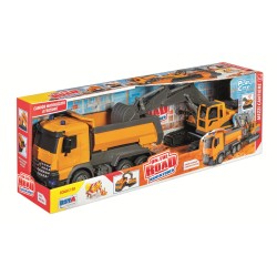 Rstoys 11636 - Camion con Escavatrice a Frizione