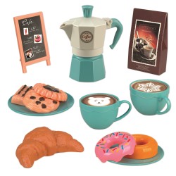 Rstoys 11673 - Playset Colazione Cappuccino Brioches e Ciambelle