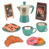 Rstoys 11673 - Playset Colazione Cappuccino Brioches e Ciambelle