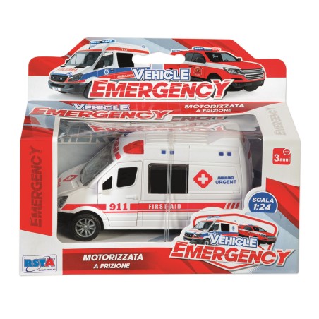 Rstoys 11685 - Ambulanza Frizione Scala 1:24
