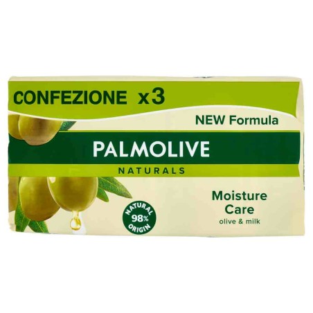 Palmolive 9802 - Saponetta Naturals Oliva e Latte 3x90 g