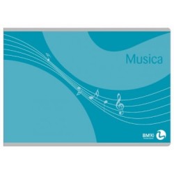 Bm 100230 - Album Musica Pentagrammato 17x24 cm 32 Fogli