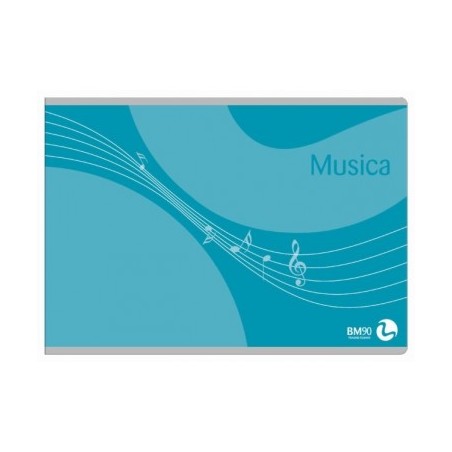 Bm 100230 - Album Musica Pentagrammato 17x24 cm 32 Fogli