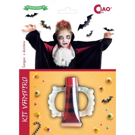 Ciao 30697 - Kit Sangue e Dentiera Vampiro