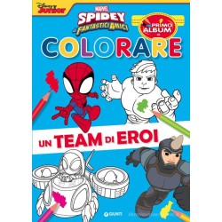 Giunti W0345 - Album da Colorare Spidey e i Suoi Fantastici Amici