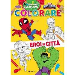 Giunti W0068 - Album da Colorare Marvel Super Hero Adventures