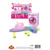 Decar 37248 - Playset Stiro Io Lavatrice Ferro da Stiro Luci Suono e Spruzzo